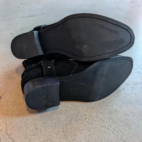 Saint Laurent Designer FW13 Wyatt Black Moto Ankle Boots Size 44